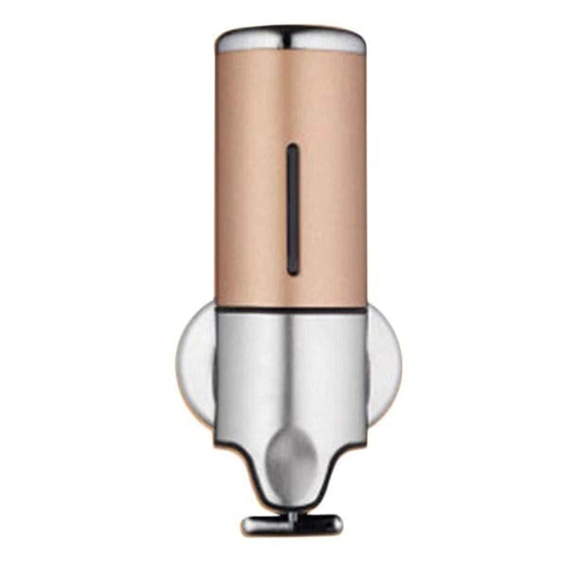 PurePress Sæbedispenser – Vægmonteret Løsning i Stål og ABS til Moderne Badeværelser