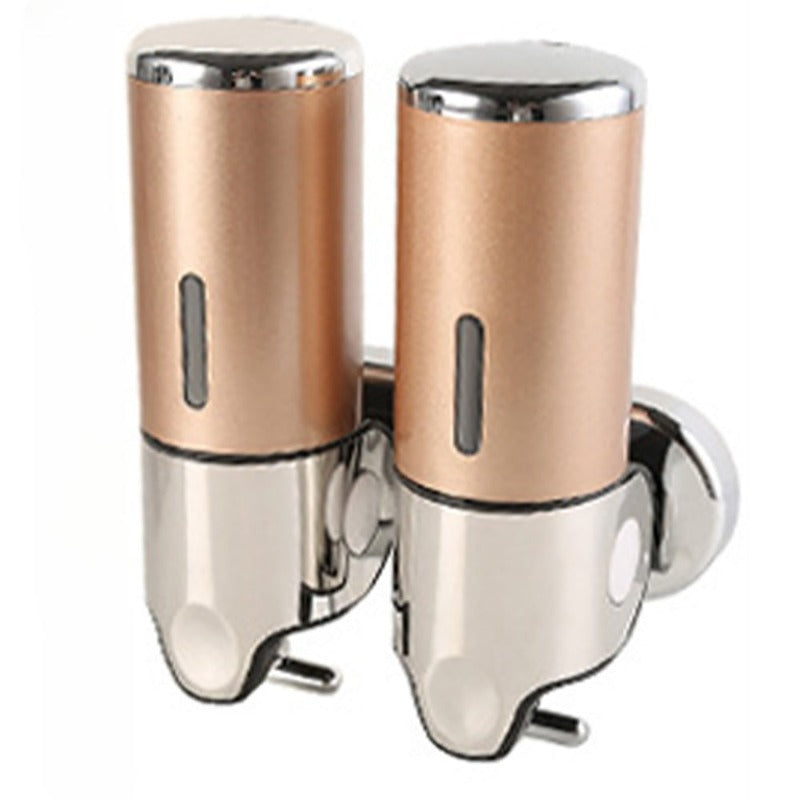 PurePress Sæbedispenser – Vægmonteret Løsning i Stål og ABS til Moderne Badeværelser