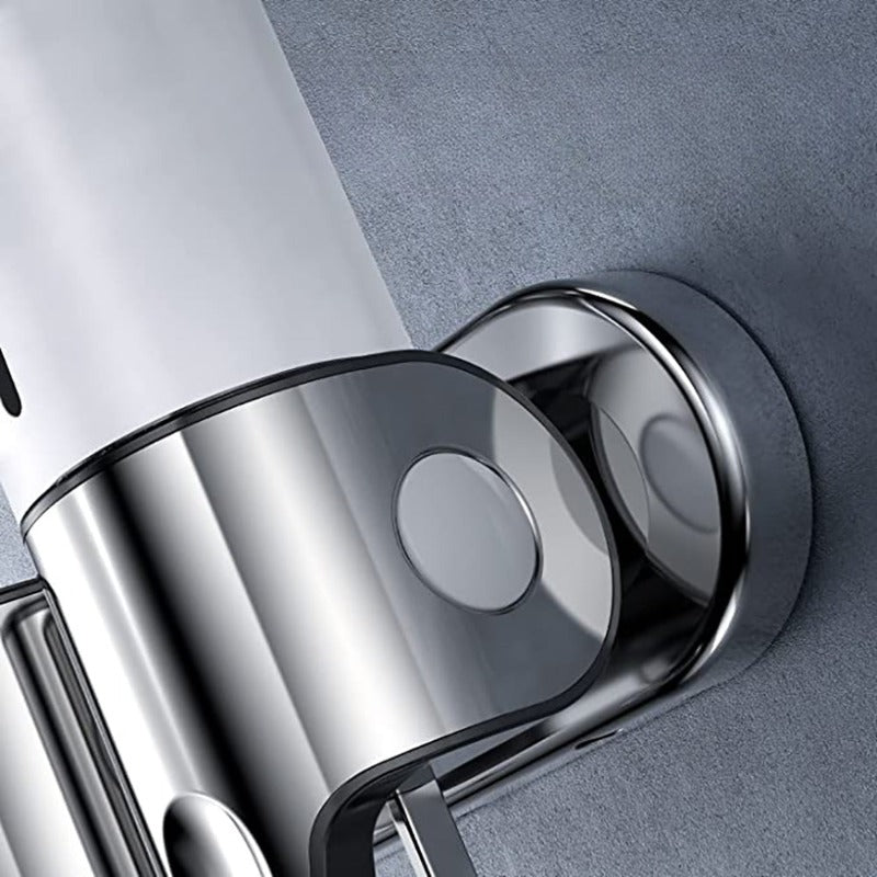 PurePress Sæbedispenser – Vægmonteret Løsning i Stål og ABS til Moderne Badeværelser