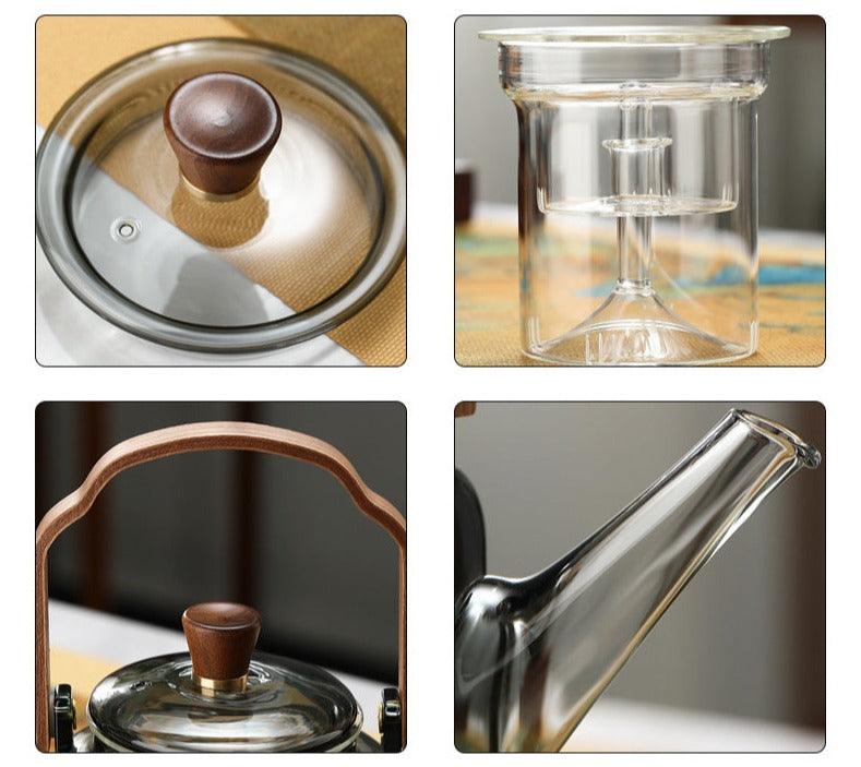 ClarityBrew Glas­tekande – Naturlig og harmonisk tebrygningsro