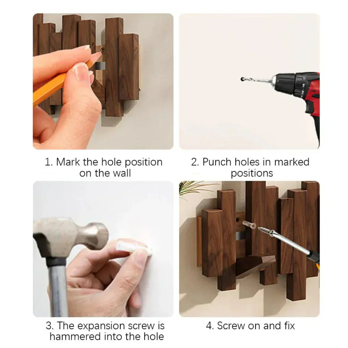 Træflux Vægknagerække – Organisk og funktionelt design