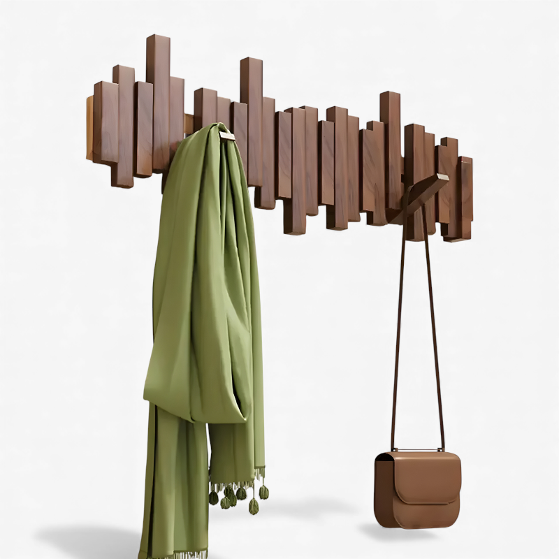 Træflux Vægknagerække – Organisk og funktionelt design